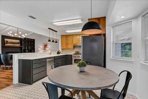 Dining - Midcentury Retreat on 1 Acre with Pool! Pets Welcome! (Willow Park)