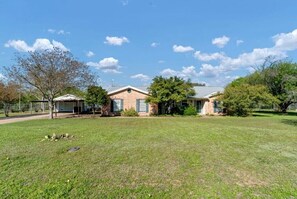 Exterior - Midcentury Retreat on 1 Acre with Pool! Pets Welcome! (Willow Park)