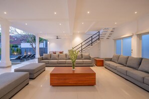 Interior - Luxury 10-bedroom private villa estate located in Seminyak, offering daily breakfast, a full-time private chef, airport transfers, complimentary massages, housekeeping, and a dedicated driver. (Badung)