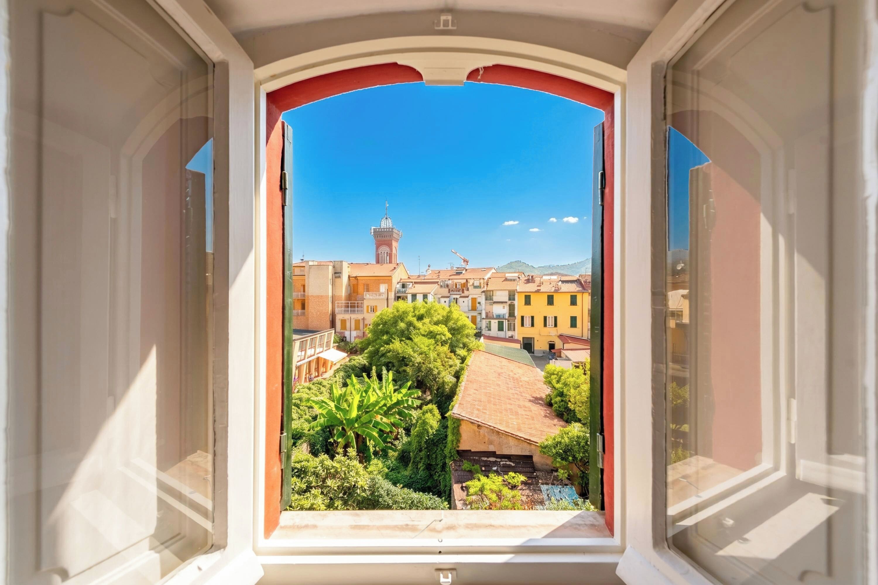 Family Apartment, 3 Bedrooms, 2 Bathrooms, Sea Facing (Charming Apartment Sestri Levante) | View from property