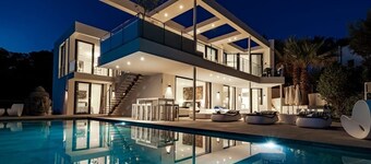 Ultra modern luxury villa with sea view in Ibiza