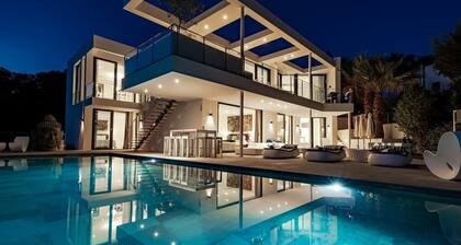 Ultra modern luxury villa with sea view in Ibiza