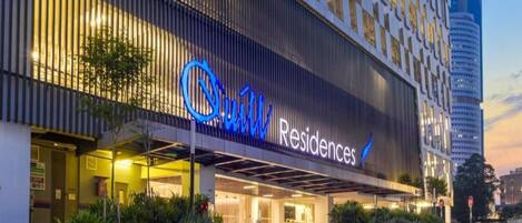 Voorkant van accommodatie