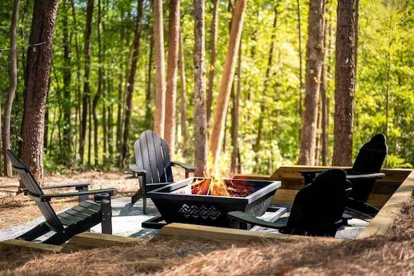 Sit back and relax by the fire pit!