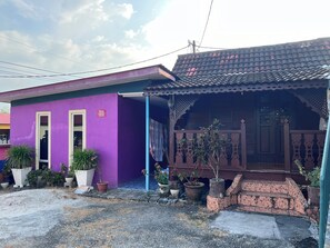 Fachada de la propiedad