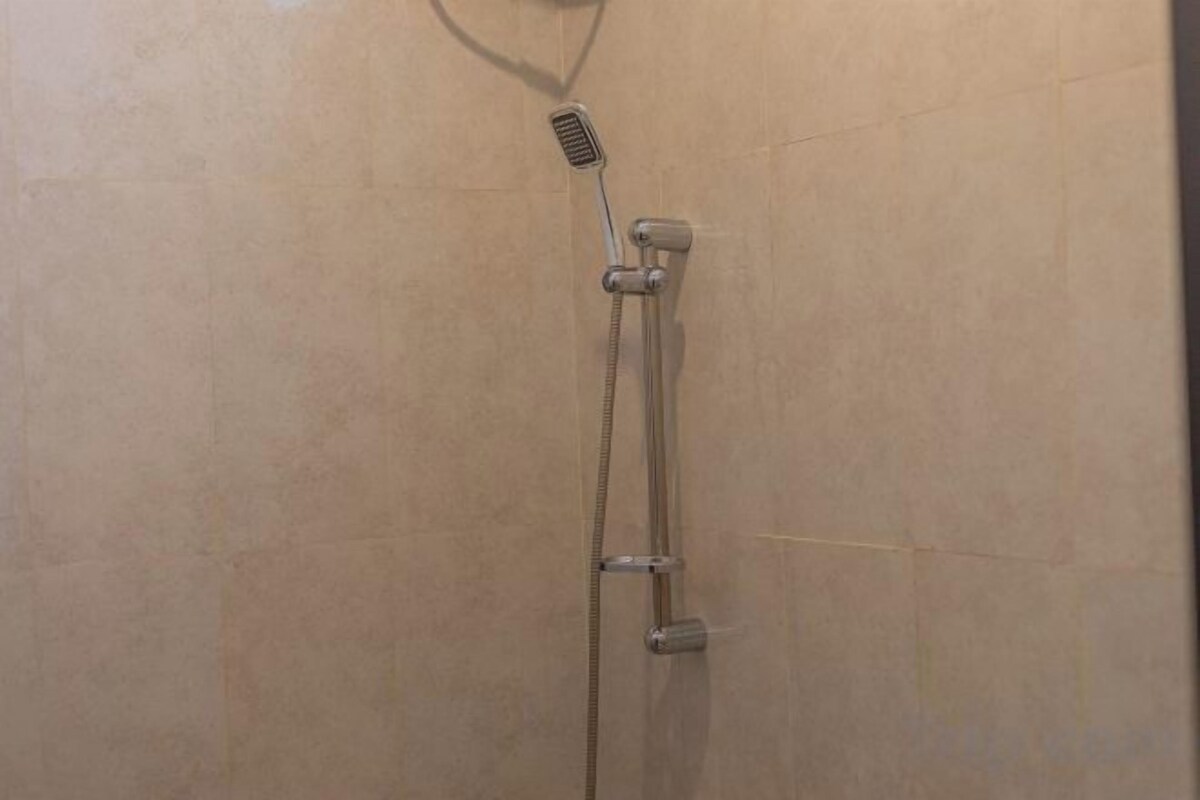 Bathroom | Shower, rainfall showerhead, free toiletries, towels