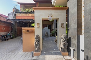 Overnatningsstedets facade