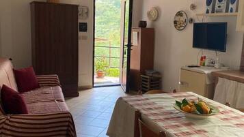 TV, libri, impianto stereo