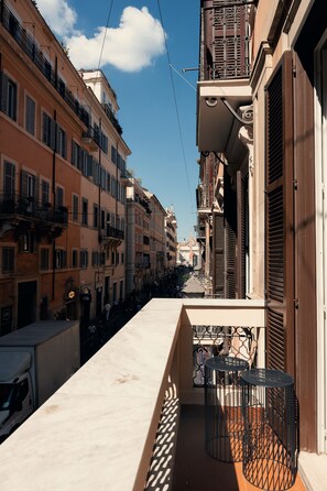 Deluxe Room, 1 Queen Bed, Balcony, City View | View from room -  The Flow - Via Del Corso (Rome)