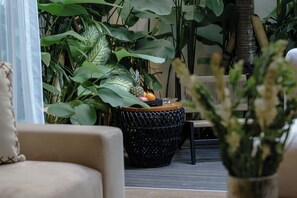 Blick auf den Garten