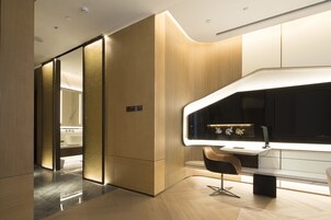 Luxury Suite, Non Smoking, City View | Premium bedding, down comforters, free minibar items, in-room safe