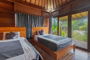 Deluxe Twin Room | Free WiFi - Cabana Bali Villa (Kintamani)