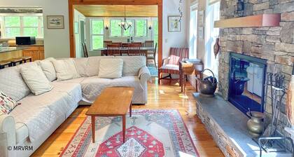 Traditional Private Vermont Home with Post & Beam Finishes