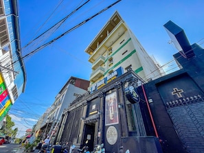 Façade de l’hébergement