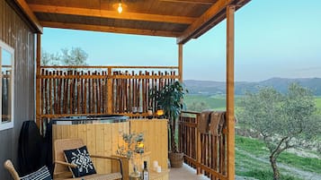 Bungalow panoramico, vista collina | Terrazza/patio