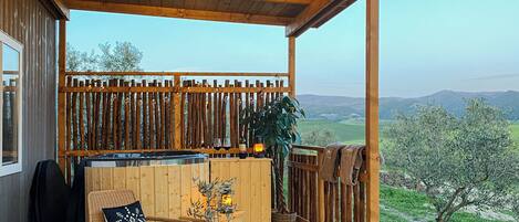 Panoramic Bungalow, Hill View | Terrace/patio