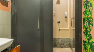 Monstera room (Female dorm) | Bathroom | Hair dryer, bidet, towels, soap