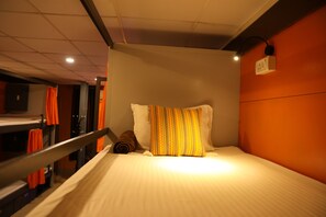 Tangerine room (Mixed dorm) | Individually decorated, individually furnished, iron/ironing board - Forrest Hostels (Mumbai)