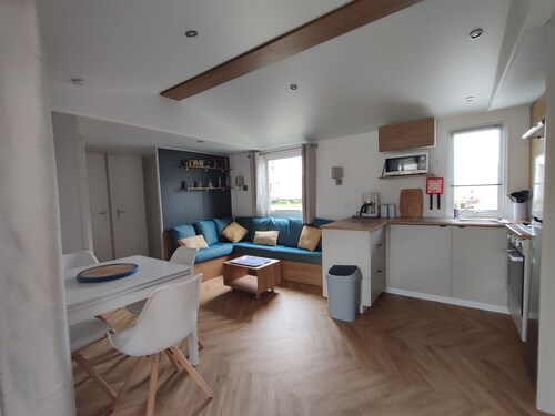 Mobil-home 6-8 pers, 4* campsite, in the heart of the castles, near Beauval Zoo