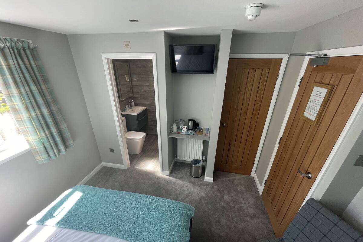 Memory-foam beds, blackout curtains, iron/ironing board (on request)