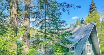 A-Frame Haven with Private Beach near CDA