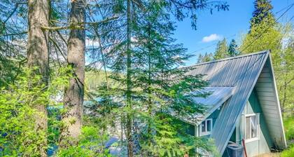 A-Frame Haven with Private Beach near CDA