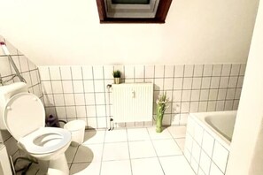 Towels, soap, toilet paper