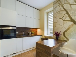 Studio, kjøkken | Eget kjøkken | Ovn, oppvaskmaskin, vannkoker og kjøkkenutstyr