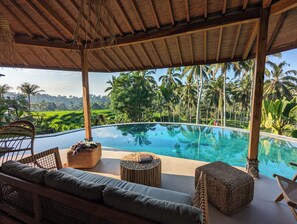 Luxury Villa | Living area - Puri Dajuma Terrace Eco-Lodge & Spa (Selemadeg)