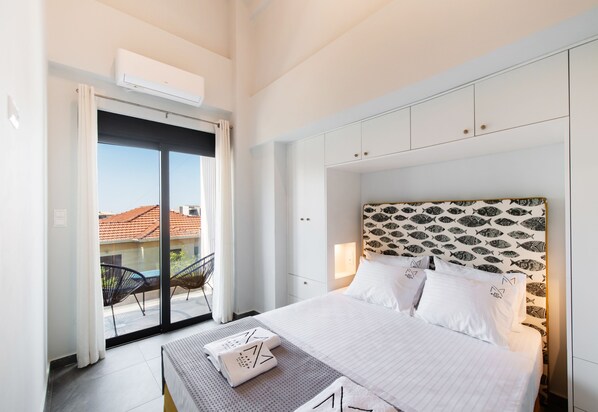 غرفة دوبلكس جالاري | ملاءات من القطن المصري وأغطية فراش متميزة وأسرّة سليكت كومفورت