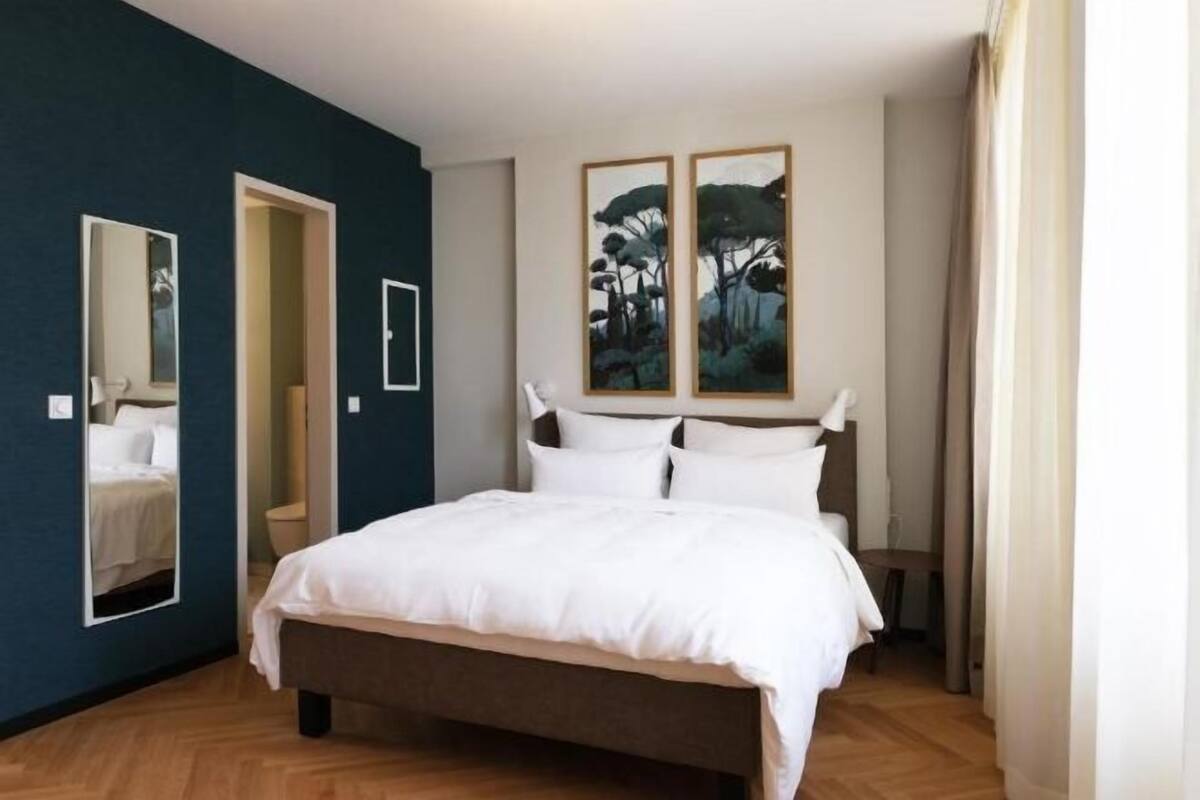 1 camera, biancheria da letto di alta qualità, cassaforte in camera