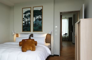 Studiosuite, Terrasse | Hochwertige Bettwaren, Zimmersafe, Schreibtisch