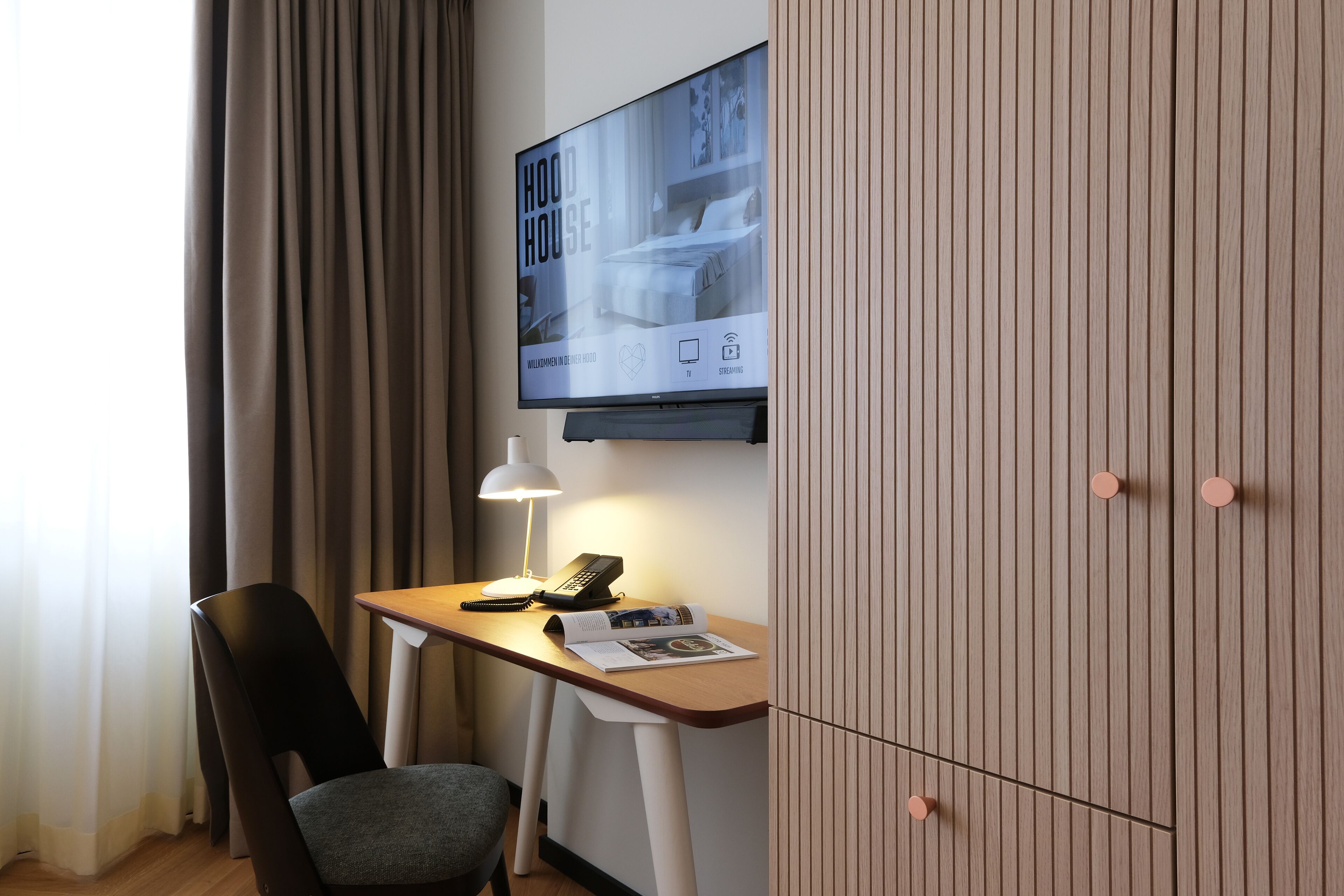 Comfort Double Room | Premium bedding, in-room safe, desk, laptop workspace