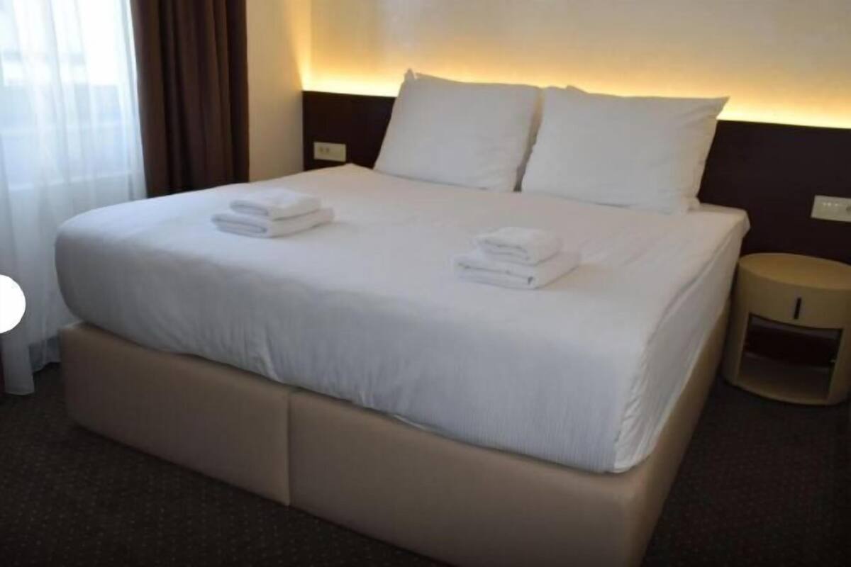 1 slaapkamer, hypoallergeen beddengoed, een minibar