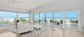 Unbelievable Casey Key waterfront home, nestled right on serene beachfront