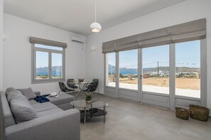 Exklusiv lägenhet - havsutsikt | Vardagsrum | Smart-tv