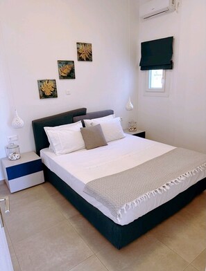 Apartamento exclusivo, vista para o mar | 1 quarto, roupas de cama antialérgicas, quartos à prova de som