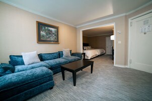 High Floor, City View, 2 Queen Beds  Suite | In-room safe, individually decorated, desk, laptop workspace