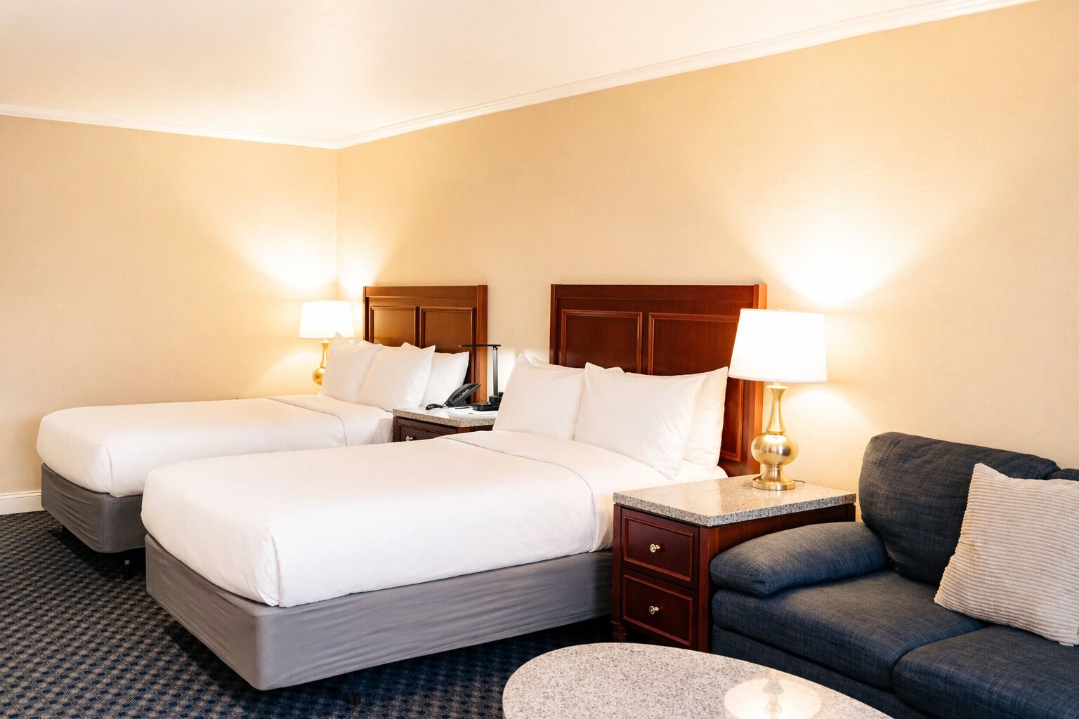 2 Full Beds Suite | In-room safe, individually decorated, desk, laptop workspace