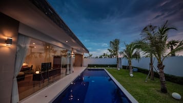 Honeymoon Villa, Private Pool, Pool View | 1 bedroom, Egyptian cotton sheets, premium bedding, down comforters