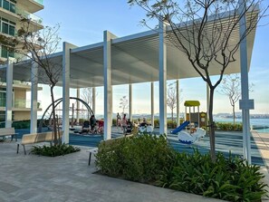 Children’s area - Vibrant 1BR Apartment with Marina & Ocean View (Dubai)