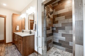 Shower, towels