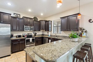 Villa, 6 Bedrooms | Private kitchen | Fridge, oven, stovetop, coffee/tea maker