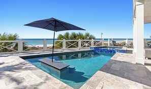 A heated pool - Best of the Best! Gulf Front with Heated Pool, Private Gym, Private Elevator (Panama City Beach)