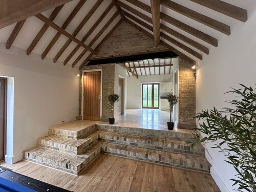 Period renovated character barn located within oldhurst village.