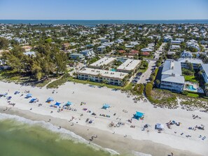 On the beach - Beach and Heated Pool at Nautilus 202 (Holmes Beach)