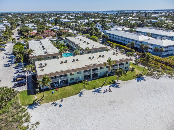 Exterior - Beach and Heated Pool at Nautilus 202 (Holmes Beach)