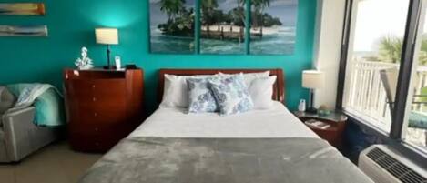 1 室のベッドルーム、アイロン / アイロン台、WiFi (無料)、ベッドシーツ