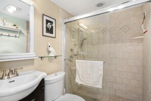 Shower, towels