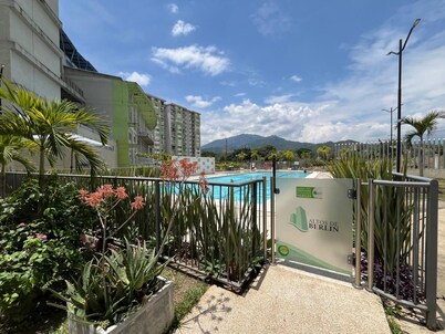 Modern, cozy, eco-field and very equipped with two bedrooms and private parking.